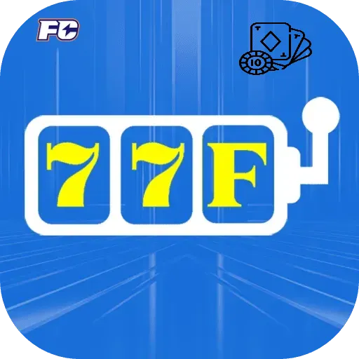 Imagem mostrando o cassino ao vivo da 77f com dealers reais conduzindo jogos de mesa