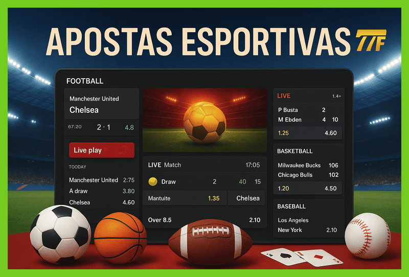 Aposte em apostas esportivas no cassino online 77F