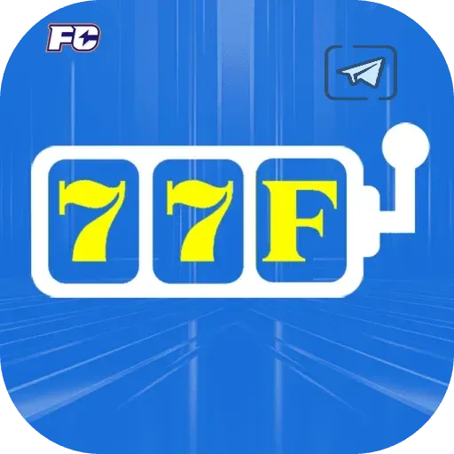 Imagem promovendo o canal oficial da 77f no Telegram